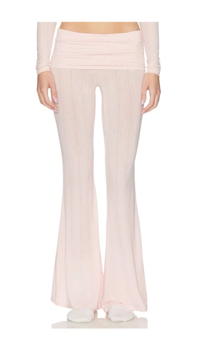 Negative Underwear Whipped Roll Down Pant In Pink