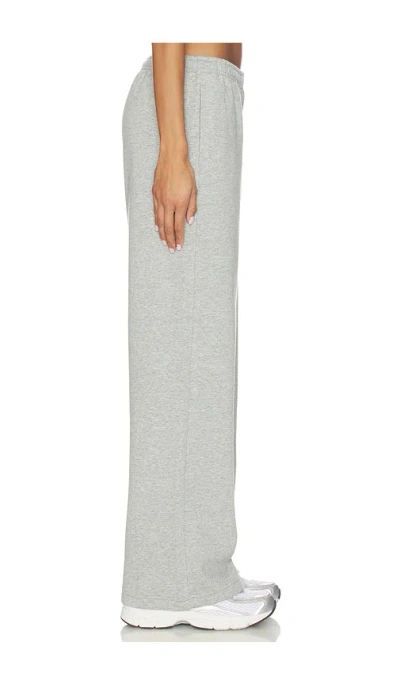 Nike Phoenix Novelty Fleece Straight Leg Pant In Gray