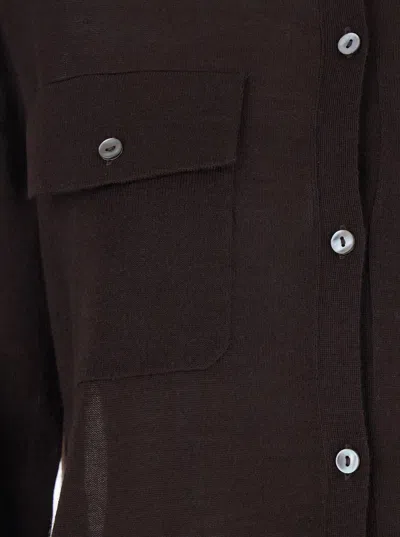 P.a.r.o.s.h Polo Knit In Brown