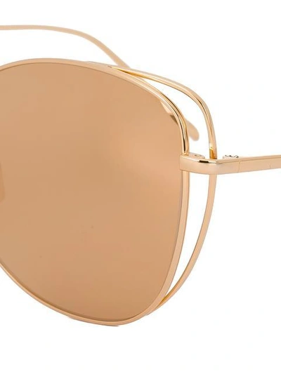 Shop Linda Farrow Gallery Oversized Sunglasses