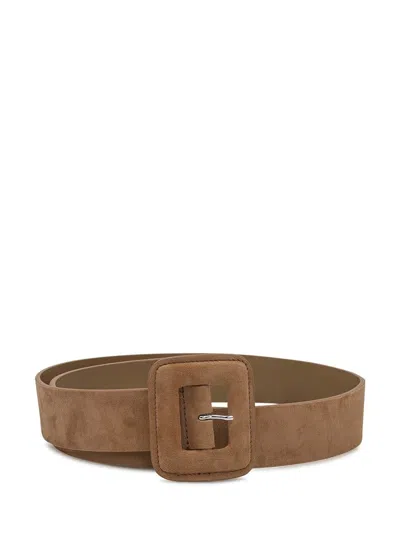 Weekend Max Mara Suede Belt In Brown