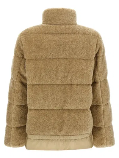 Moncler Cedre Down Jacket In Neutral