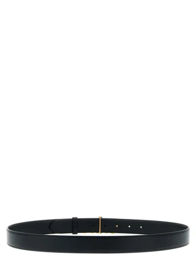 Chloé Iconic Leather Belt Adjustable Length In Black