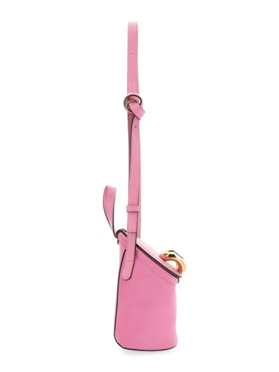 Jw Anderson Borsa Lid Bucket In Pink