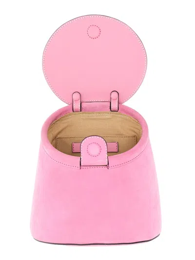 Jw Anderson Borsa Lid Bucket In Pink