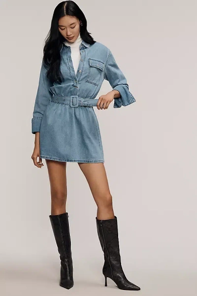 Tt Studios Alex Mini Dress In Blue