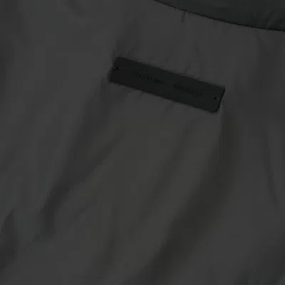 Essentials Holiday Ripstop Nylon Puffer Down Jacket In Gray