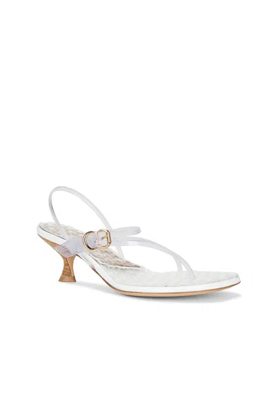Herbert Levine Starry-eyed Jelly 55 Sandals In White