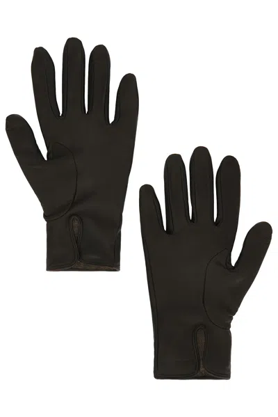 Nour Hammour Short Gloves In Brown