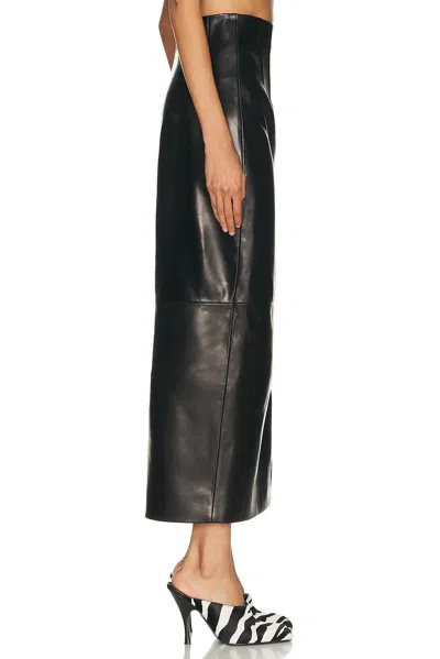 Khaite Gres Skirt In Black