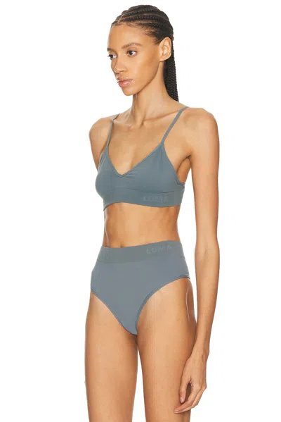 Ldma Low Show V Bralette In Gray