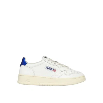 Autry White Leather Low Top Sneakers In White