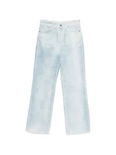 Haikure Five-pocket Belt-loop Jeans In Blue
