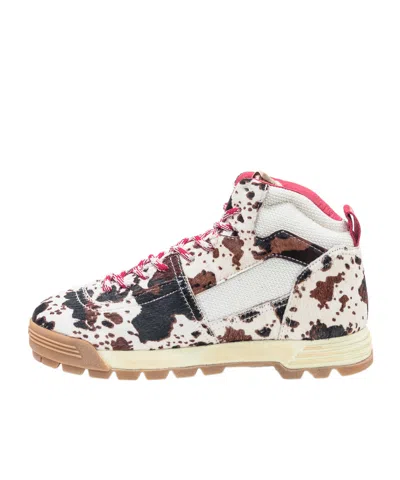 Autry High-top Patterned Ankle Length Boots In Multi