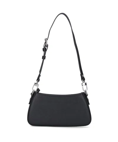 Vivienne Westwood Tasha Shoulder Phone Bag Faux Leather Black-3d-orb