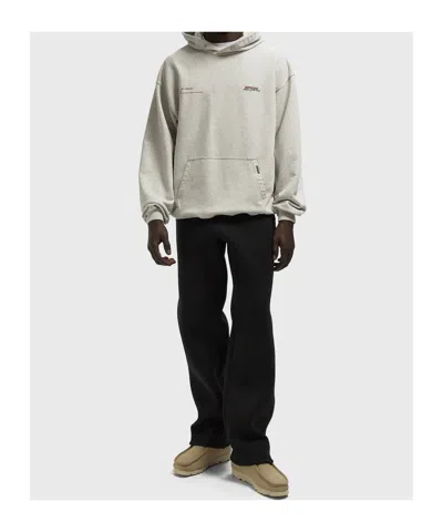 Represent Classic Hoodie With Front Kangaroo Pocket And Adjustable Drawstring In Neutral