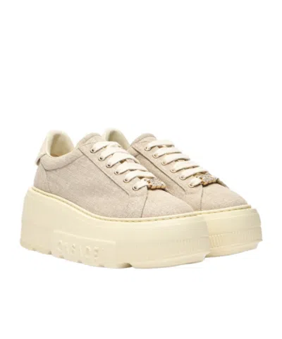 Casadei Hogan Leather Shoes Sneakers In Animal Print