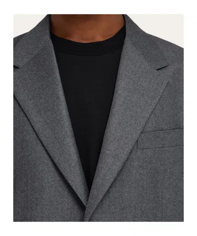 Ferragamo Two-button Single-breasted Blazer In Gray