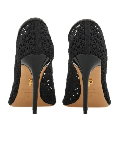 Ferragamo With Heel Blacks And Greys In Black