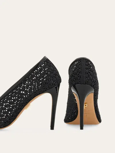 Ferragamo With Heel Blacks And Greys In Black