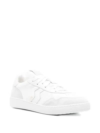 Strype Logo-detail Sneakers In White