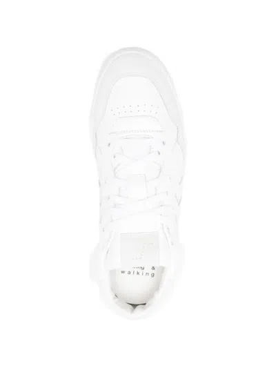 Strype Logo-detail Sneakers In White