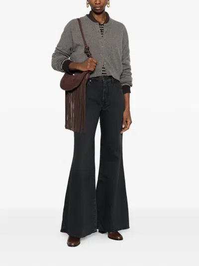 Seven Flared Jeans In Black