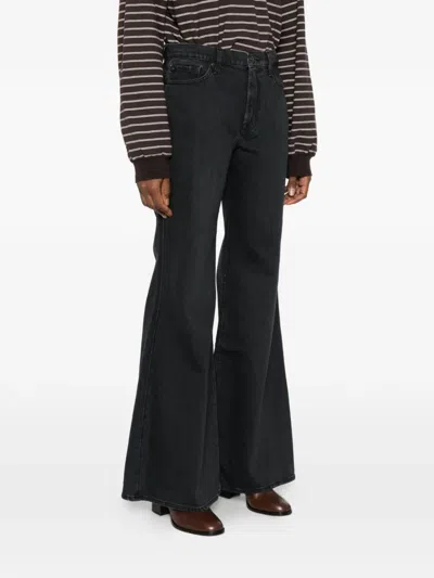 Seven Flared Jeans In Black
