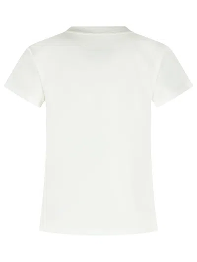 Mm6 Maison Margiela Mm6 By Maison Margiela Numeric Cotton Jersey T-shirt In White