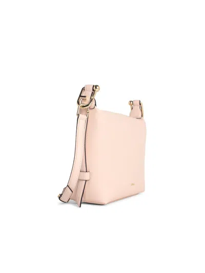 Furla Mini 'tonie' Shoulder Bag In Pink Lear In Blue