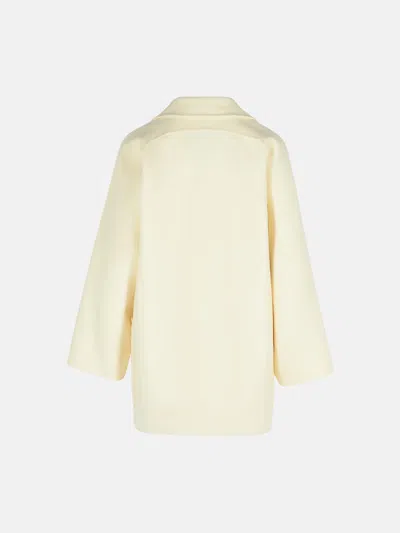 Max Mara Orma Double-breasted Wool And Cashmere-blend Felt Coat In Yellow