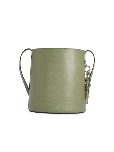 Furla Roxie' Bucket Bag In Green Lear In Green