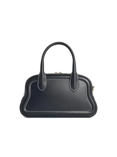 Bally Unda' Ebony Garnet Lear Bag In Black
