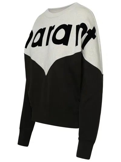 Isabel Marant Étoile Isabel Marant Etoile Two-color Cotton Blend Houston Sweatshirt Women In Black