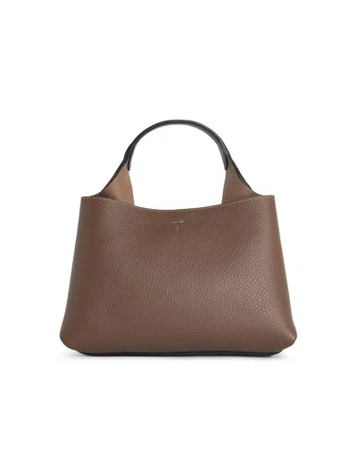 Tod's Micro Bag In Brown Lear In Brown