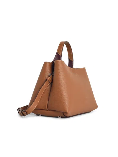 Tod's Micro Bag In Natural Brown Lear In Brown
