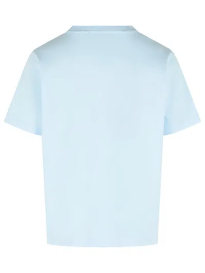 Casablanca Ribbed Crew Neck Short Sleeve T-shirt With Airbrush Artwork In Multi