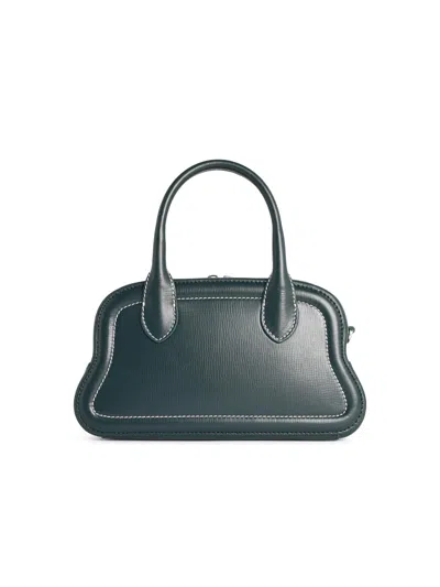 Bally Unda' Ebony Garnet Lear Bag In Green