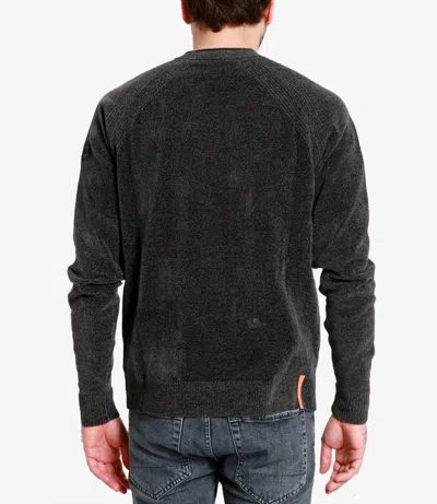 Rrd Ribbed-detail Crew-neck Sweater In Gray