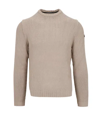 Rrd Cinematt Round Knit Sweater In Neutral