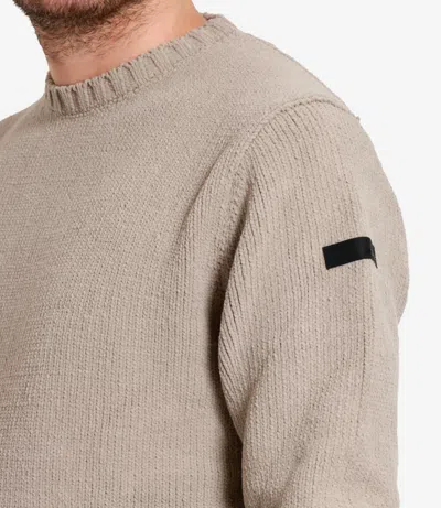 Rrd Cinematt Round Knit Sweater In Neutral