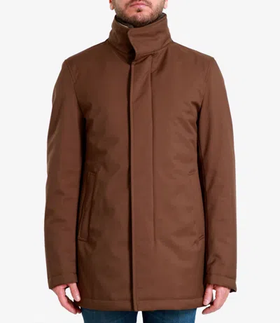 Herno Coats Brown In Brown