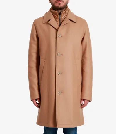 Herno Coats Camel In Brown