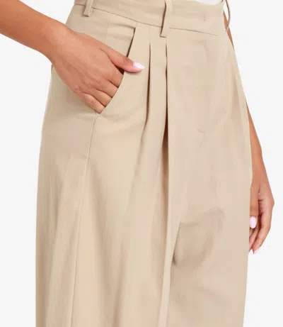 Max Mara Weekend Trousers Beige In Neutral