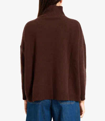Max Mara Weekend Sweaters In Brown