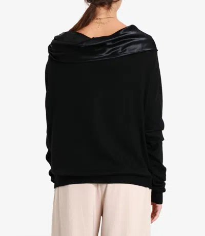 Alberta Ferretti Sweaters Black In Black