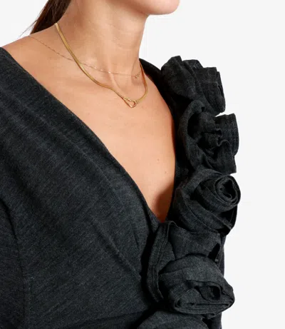 Alberta Ferretti Sweaters In Black