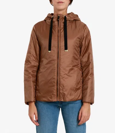 Max Mara The Cube Coats Brown In Brown