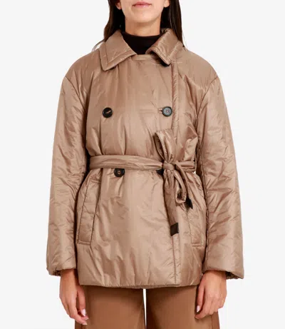 Max Mara The Cube Coats In Brown