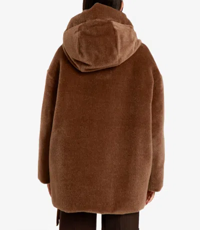 Max Mara The Cube Coats Camel In Brown